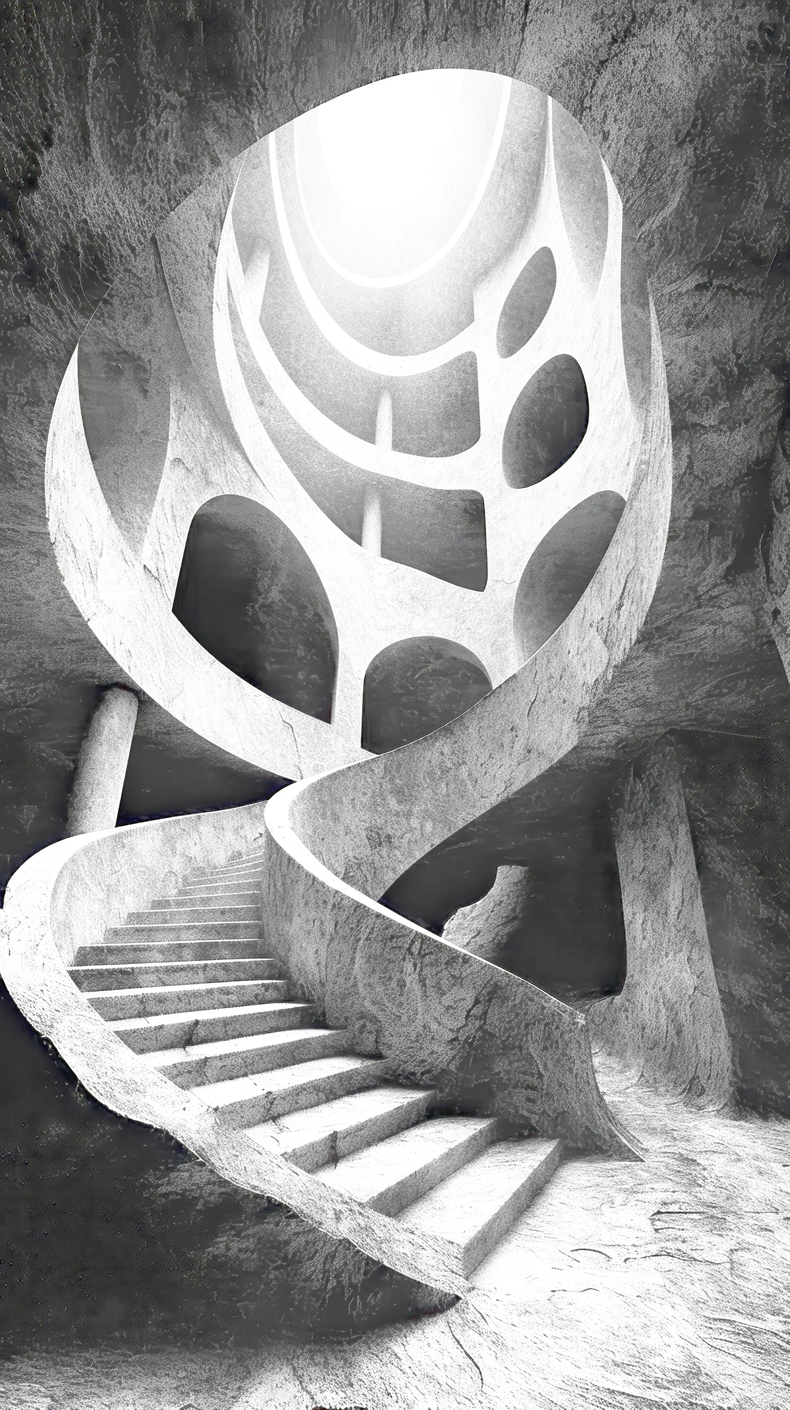 Free Mobile Wallpaper - Piranesi Black and White 41