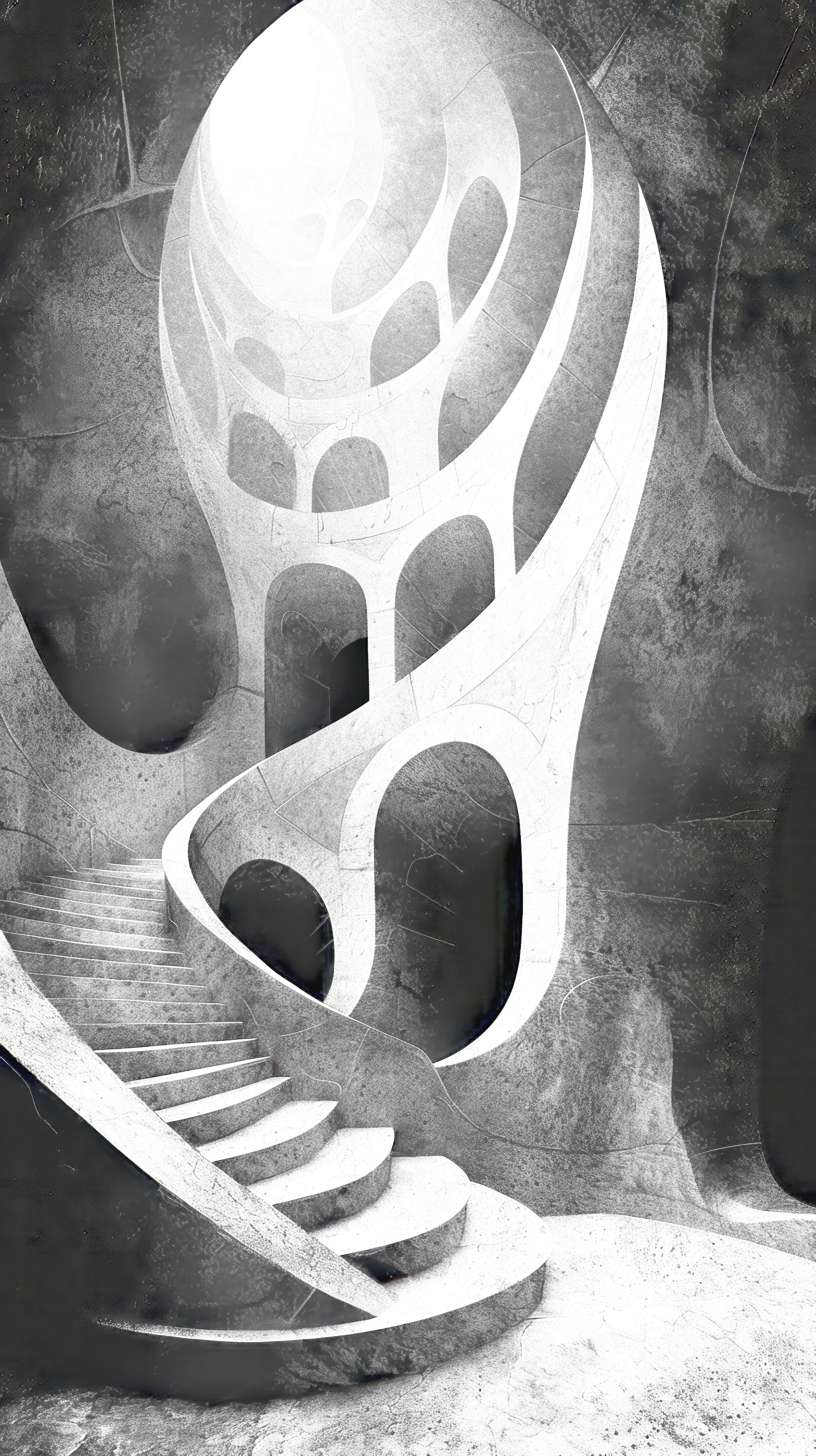 Free Mobile Wallpaper - Piranesi Black and White 60