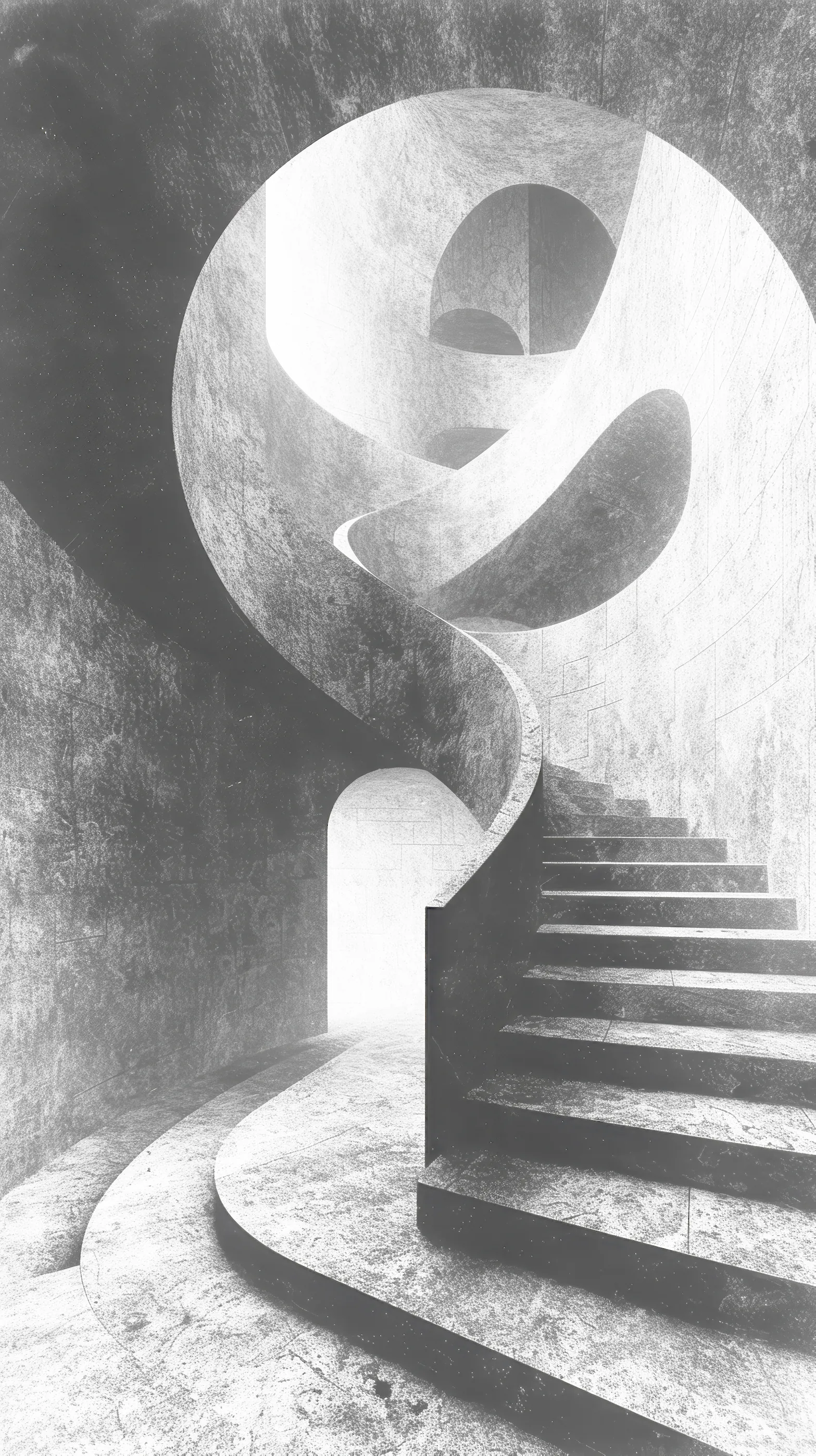 Free Mobile Wallpaper - Piranesi Black and White 7